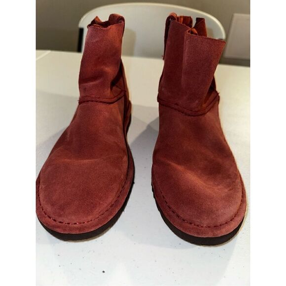UGG Classic Unlined Mini Red Clay Boots Size 6 - Picture 4 of 6